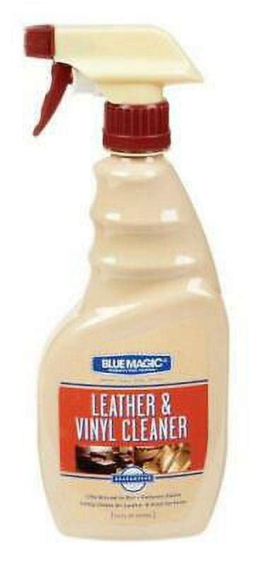 Get professional-grade results with blue magic leather cleaner.